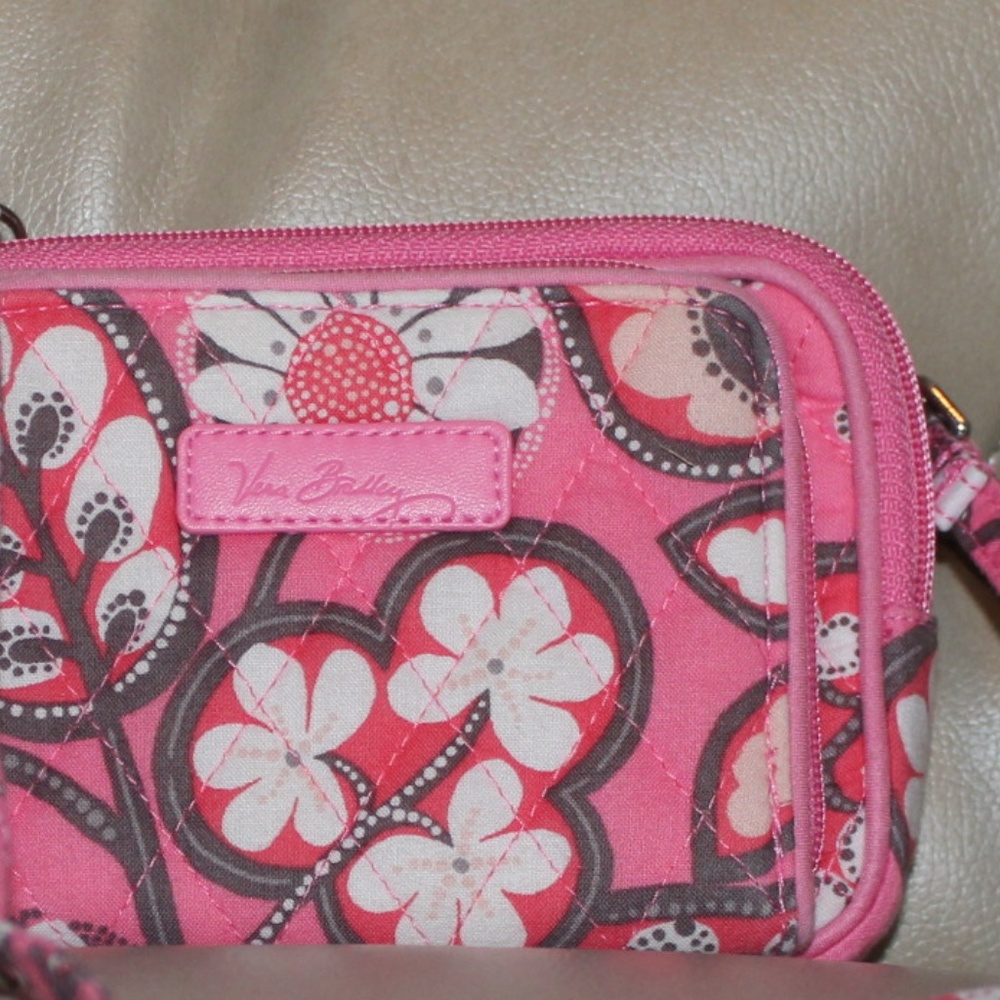 Vera Bradley Pink Blush Wristlet/Crossbody